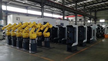China 380V máquina que pulimenta robótica, máquina pulidora industrial de la superficie de metal fábrica